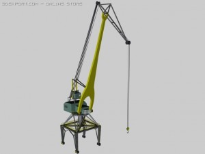dockside crane 3D Model