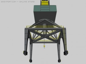 dockside crane 3D 모델