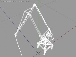 dockside crane 3D 모델