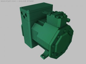 compressor Modèle 3D