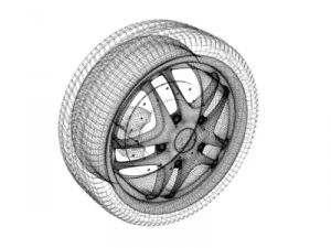 bmw wheel 3D Model