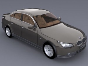 bmw 525i 3D Модель