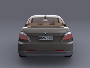 bmw 525i 3D Модель