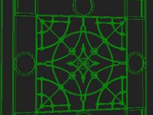 classic beauty detailed fence 3D मॉडल