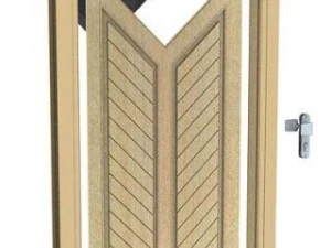 woody door 3D Model