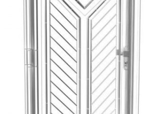 woody door 3D Модель