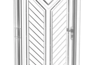 woody door 3D Model