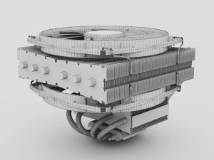 cpu cooling dark rock tf 3D Model