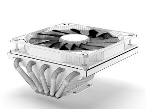 coolermaster geminii m5 led 3D-Modell