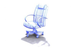 arm chair Model 3D