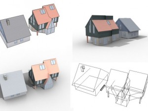 city low poly Modelo 3D