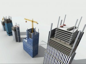 city low poly Modelo 3D