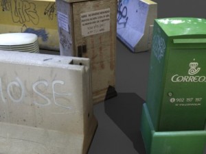 street props low poly 3D 모델