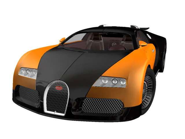bugatti veyron 2006 3D Model .c4d .max .obj .3ds .fbx .stl .blend 