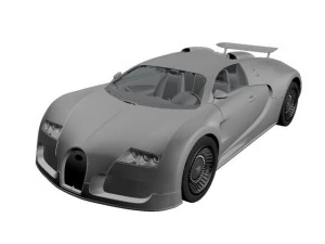 bugatti veyron 2006 3D Model