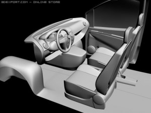 Fiat fiorino Modelo 3D