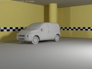 Fiat fiorino Modelo 3D