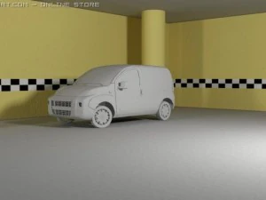 Fiat fiorino 3D Model