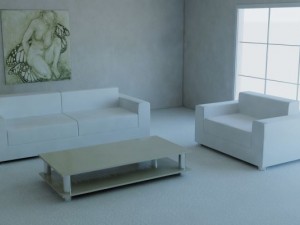 garnitura 2 3D Model