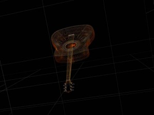 guitar 3D Модель