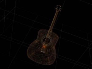 guitar 3D Модель