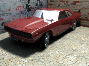 chevrolete camaro 3D मॉडल