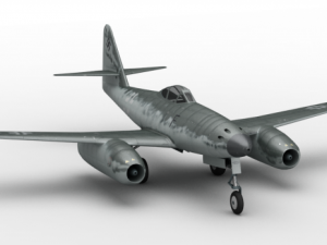 jet plane me262 Model 3D