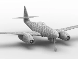 odrzutowiec me262 Model 3D