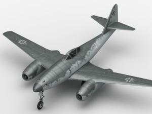 jet plane me262 3Dモデル