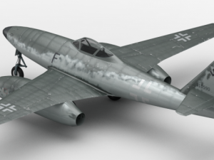 jet plane me262 3Dモデル