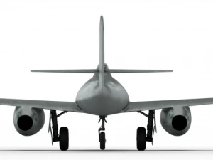 odrzutowiec me262 Model 3D