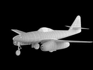odrzutowiec me262 Model 3D