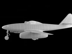 odrzutowiec me262 Model 3D