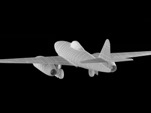 odrzutowiec me262 Model 3D