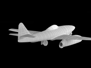 odrzutowiec me262 Model 3D