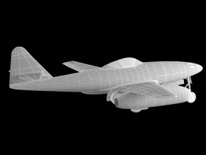 odrzutowiec me262 Model 3D