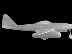odrzutowiec me262 Model 3D
