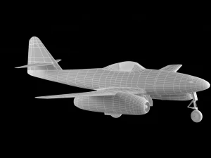 odrzutowiec me262 Model 3D