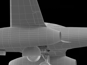 odrzutowiec me262 Model 3D