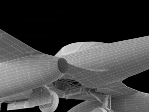 odrzutowiec me262 Model 3D