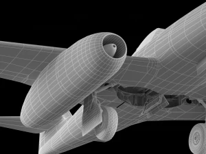 odrzutowiec me262 Model 3D