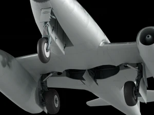 odrzutowiec me262 Model 3D