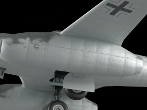 odrzutowiec me262 Model 3D