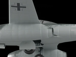 odrzutowiec me262 Model 3D