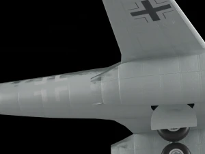 odrzutowiec me262 Model 3D