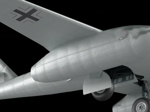odrzutowiec me262 Model 3D