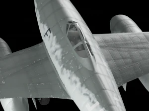 odrzutowiec me262 Model 3D