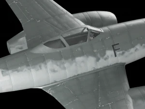 odrzutowiec me262 Model 3D