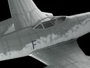 odrzutowiec me262 Model 3D