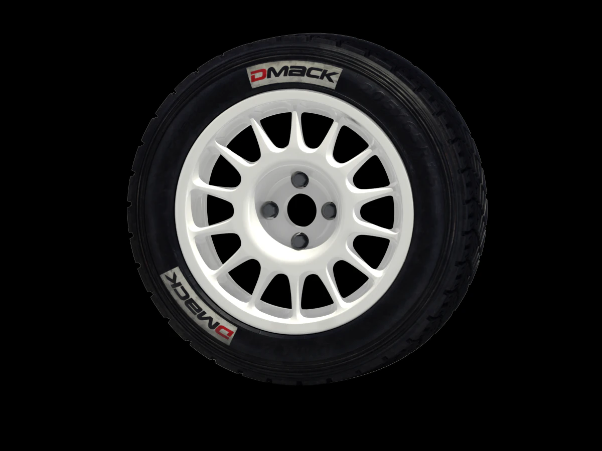 wrc tyre 3D Model .c4d .max .obj .3ds .fbx .stl .blend 